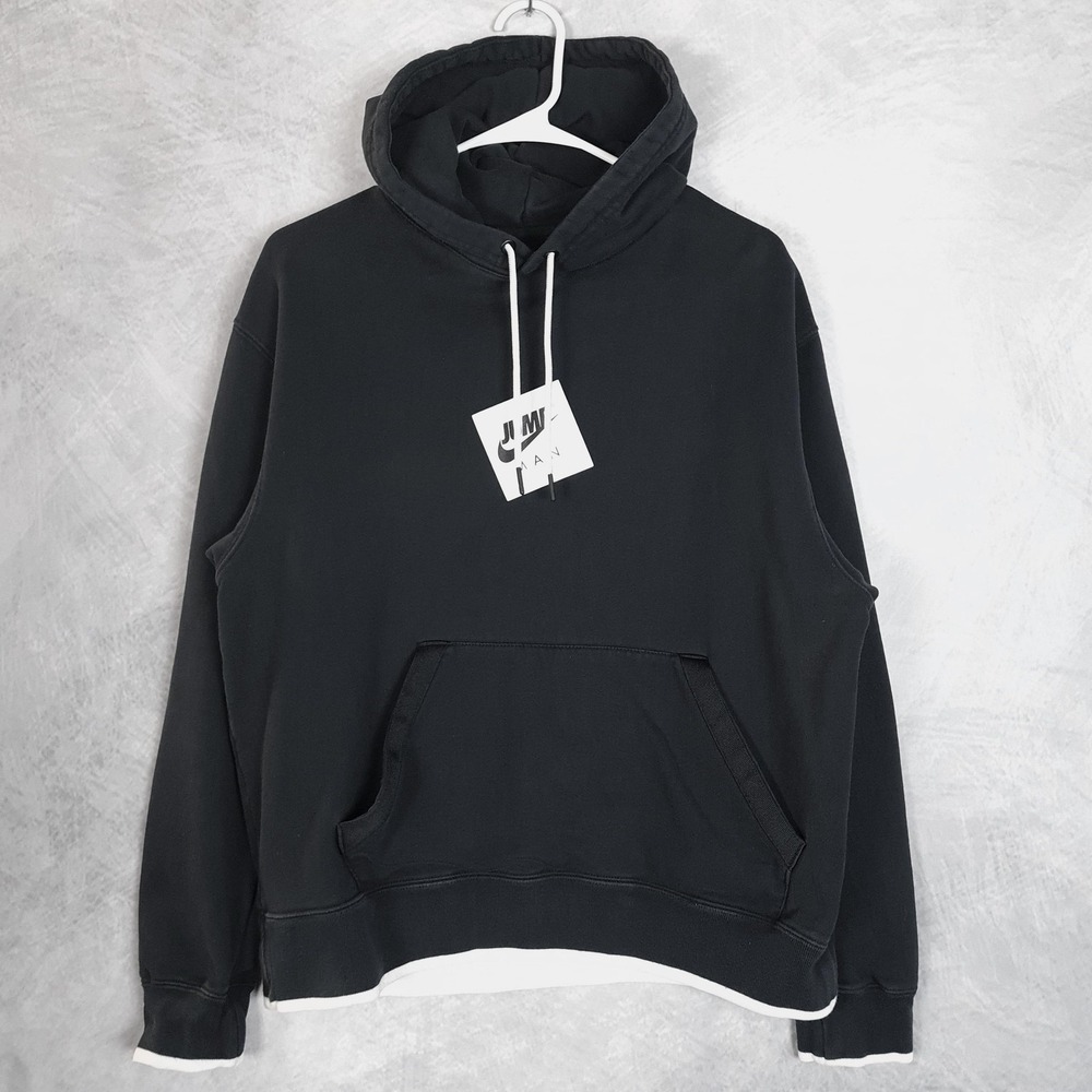 Jordan Jumpman Hoodie Mens Medium Black Air Jordan Pullover Sweatshirt Logo